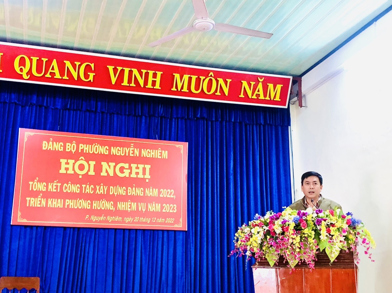 Đảng ủy Phường Nguyễn Nghiêm tổng kết việc thực hiện nhiệm vụ năm 2022 và triển khai phương hướng, nhiệm vụ, giải pháp năm 2023