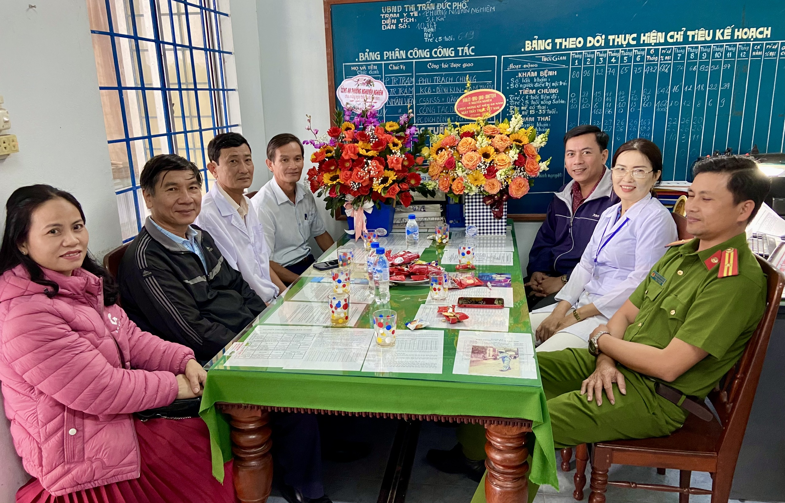 Thăm cán bộ và nhân viên ngành y tế nhân ngày Thầy thuốc Việt Nam