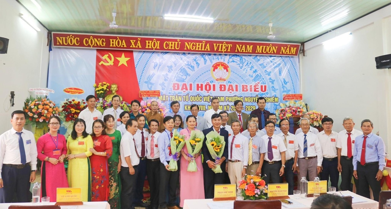 Ủy ban MTTQ Việt Nam phường Nguyễn Nghiêm tổ chức Đại hội đại biểu nhiệm kỳ 2024 - 2029