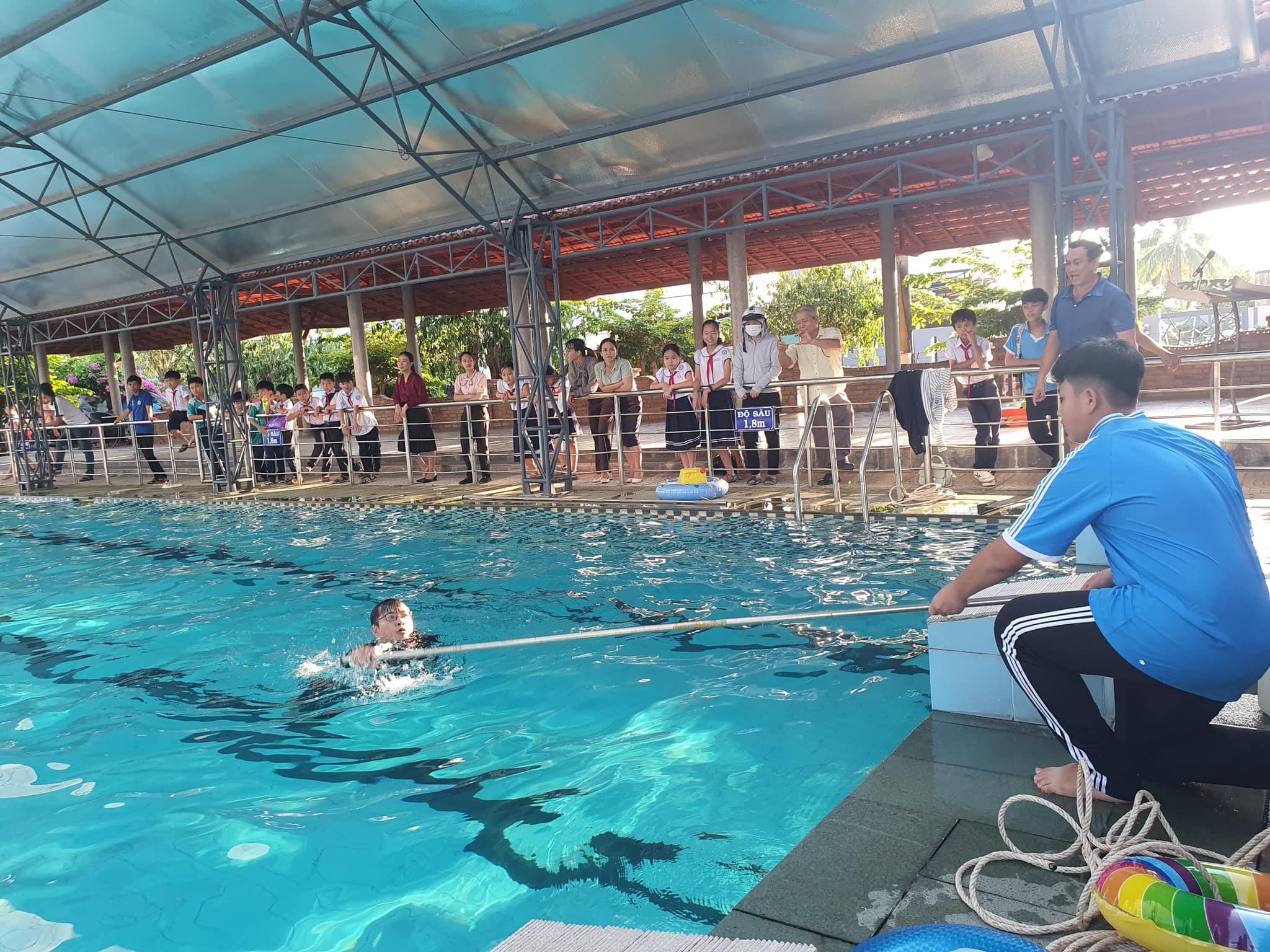 Hưởng ứng Lễ phát động toàn dân tập luyện môn bơi, phòng, chống đuối nước trẻ em năm 2024