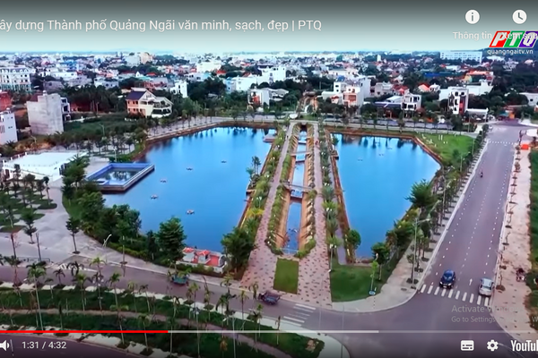 xây dựng thành phố Quảng Ngãi văn minh, sạch, đẹp